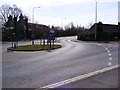 TM3877 : Roundabout & the A144 Saxons Way, Halesworth by Geographer