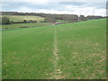 TR1652 : Footpath to Pett Bottom Road by David Anstiss