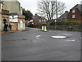 Mini-roundabout near Park Crescent