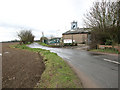 Unnamed lane past Mondi factory north-east of Rushall