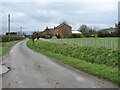 View west along Thorpe Abbotts Road