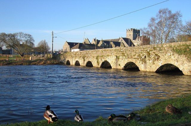 River, Abbey, Ducks