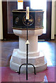 St Augustine, Gilbert Road, Belvedere, London DA17 - Font