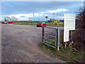 Entrance to the parish recreation ground