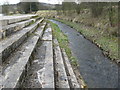 Spillway beside Combs Reservoir