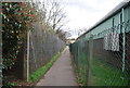 Footpath from Sovereign Way to Vale Rd