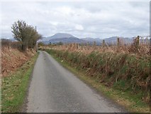 SH4442 : Country road between Ty'n Lon and Ynys Creua by Eric Jones