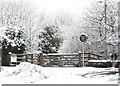 Entrance to Cuerden Valley from Asda car park, Clayton Green