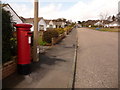 SZ0195 : Broadstone: postbox № BH18 180, Fontmell Road by Chris Downer