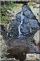 NN2185 : Small waterfall in the forest near Glenfintaig by Steven Brown