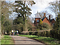 Cycling through Haseley Green