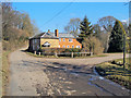 House at the entrance to Upton Court