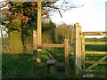 A stile and public footpath