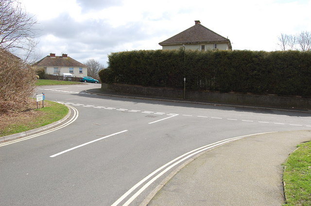Junction of Swynford Drive and Old church Road