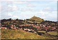 The southern suburbs of Glastonbury with Tor in background