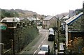 Glanpwll Road from the railway bridge