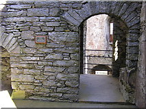 HU4039 : Scalloway Castle interior by Robbie
