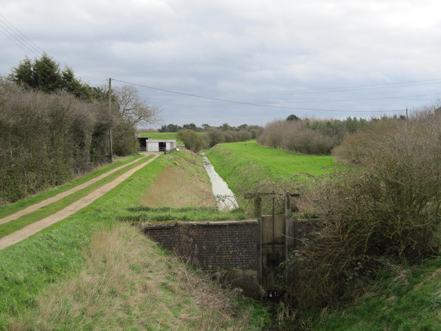 Guthram Gowt inflow drain at foot of South Forty Foot