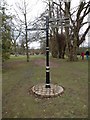 Signpost in Hazlehead Park