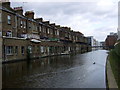 The canal between Harrow Road and Kensal Road