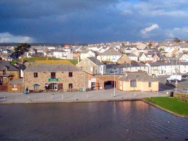 Canalside buildings in Bude canal basin