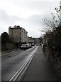 Looking down Portland Road