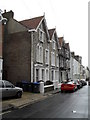 Scaffolding on a house in Portland Road