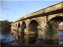 NY9464 : Hexham Bridge by John Lord