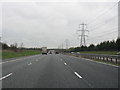 SP6211 : M40 Motorway - Northbound at Shabbington Wood by K. Whatley
