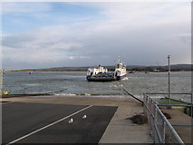 SZ0387 : Chain ferry, Sandbanks by Gareth James