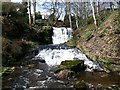 Kilsyth, two Waterfalls on the Garrel