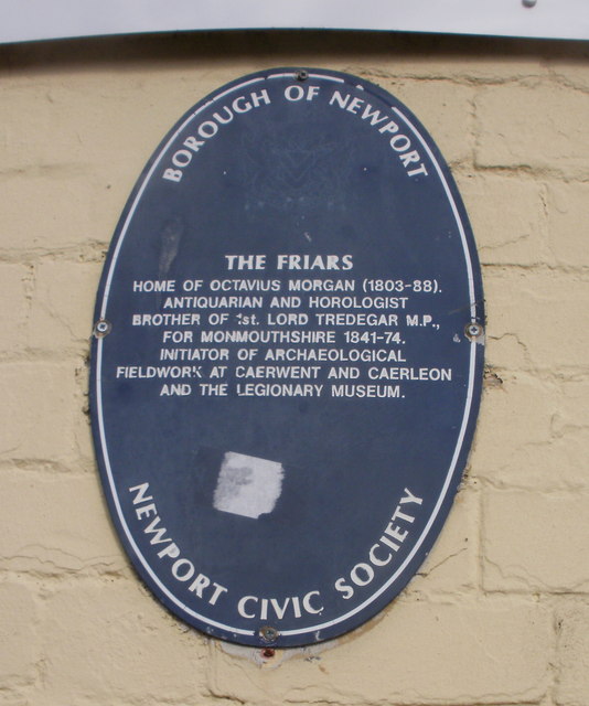 Blue plaque, Queens Chambers, Newport © Jaggery cc-by-sa/2.0 ...