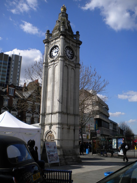 Clock tower, Lewisham High Street SE13 © Robin Sones :: Geograph ...