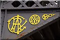 Ironwork on the footbridge at Taplow Station