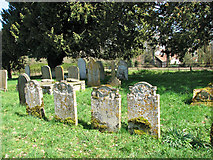 TG1208 : The church of St Mary in Marlingford - churchyard by Evelyn Simak