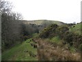 Looking down track towards A482, out of sight