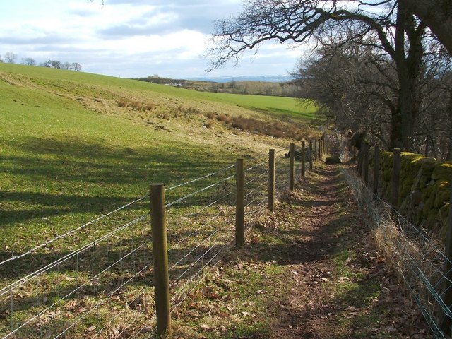 Path Alongside Middleton Wood © Lairich Rig Cc By Sa 2 0 Geograph Britain And Ireland