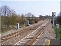 View east out of Warwick Parkway station