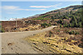 NN0764 : Forestry road at the top of the forest in Glen Righ by Steven Brown