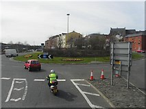 C4316 : Foyleside Roundabout, Derry / Londonderry by Kenneth  Allen