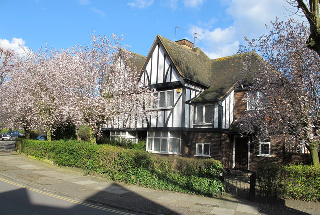 Semi Detached House Hanger Vale Garden © David Hawgood Geograph