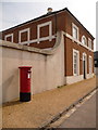 SY6790 : Poundbury: postbox № DT1 300, Paceycombe Way by Chris Downer
