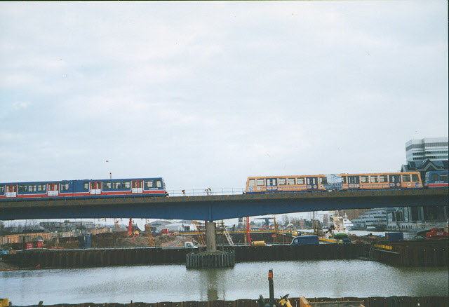 Construction work in South Dock