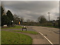 Road junction on the A28 Ashford Road