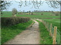 Western end of the Byway over White Ox Mead Knoll