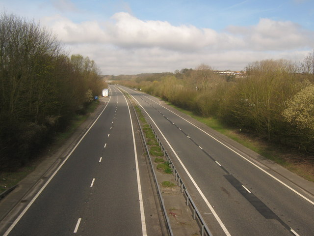 A2 Dual Carriageway towards the M2... © David Anstiss :: Geograph ...