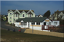 SZ3485 : Freshwater Bay Tea Rooms, Isle of Wight by Peter Trimming