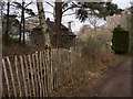 House by bridleway near Borough Farm