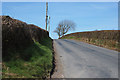 The B4576 north of Llangwyryfon