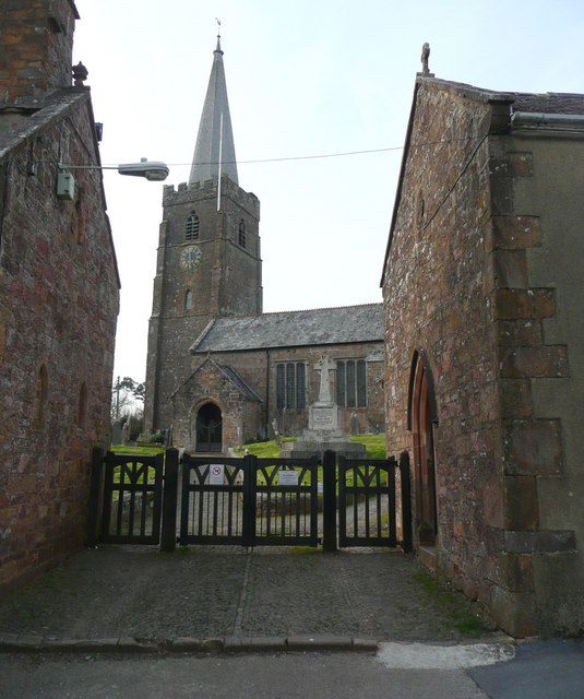 Entrance to the churchyard, Hatherleigh